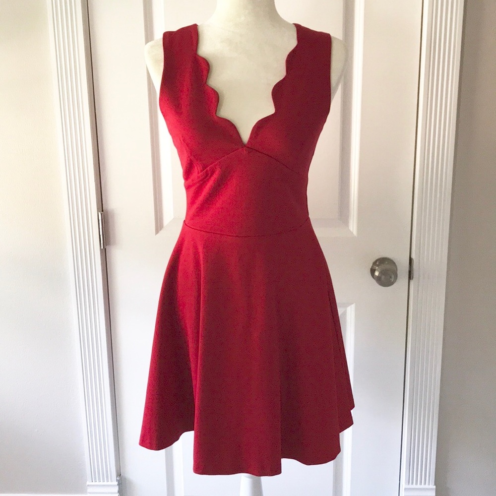 Red dress NWOT